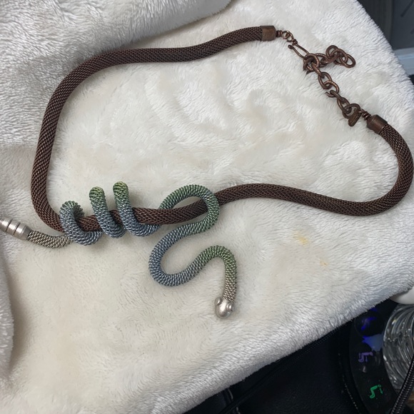 Designer snake necklace - Picture 8 of 13
